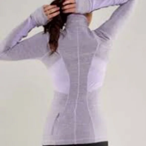 Lululemon Run Full Tilt Pullover Half Zip Lilac Size 6 Pre-owned - Picture 2 of 5